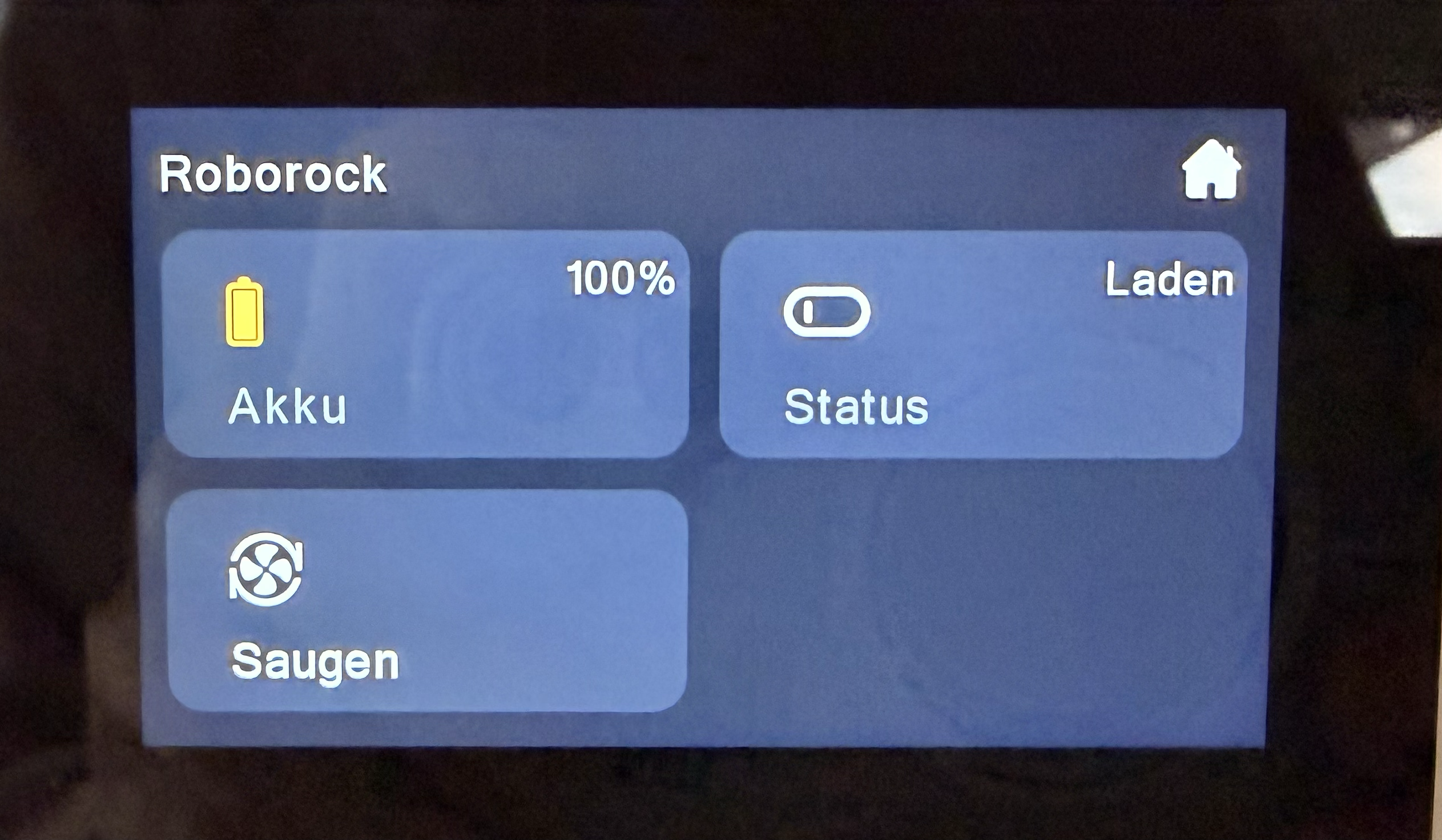 Staubsaugerroboter direkt vom Wandschalter bedienen